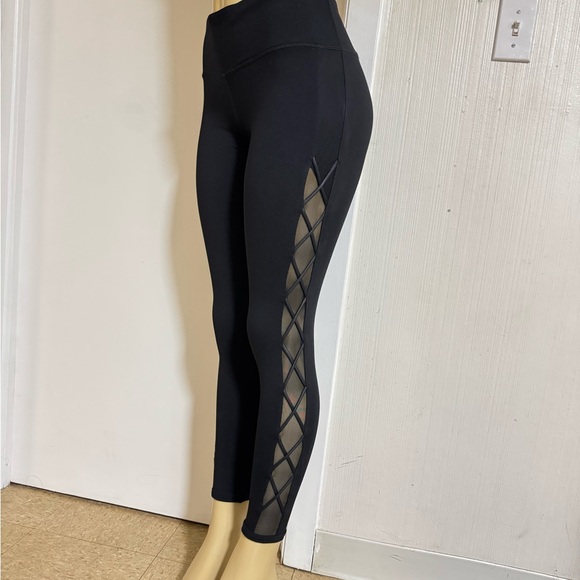 Mesh lace up Leggings size small - Picture 1 of 5